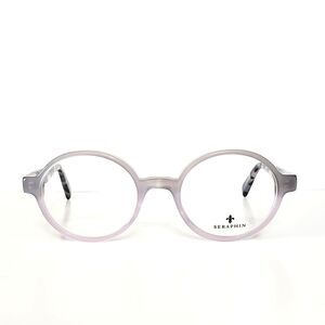 Womens Seraphin Violet Dove Round Designer Eyeglasses Frames & Case 47-19-140
